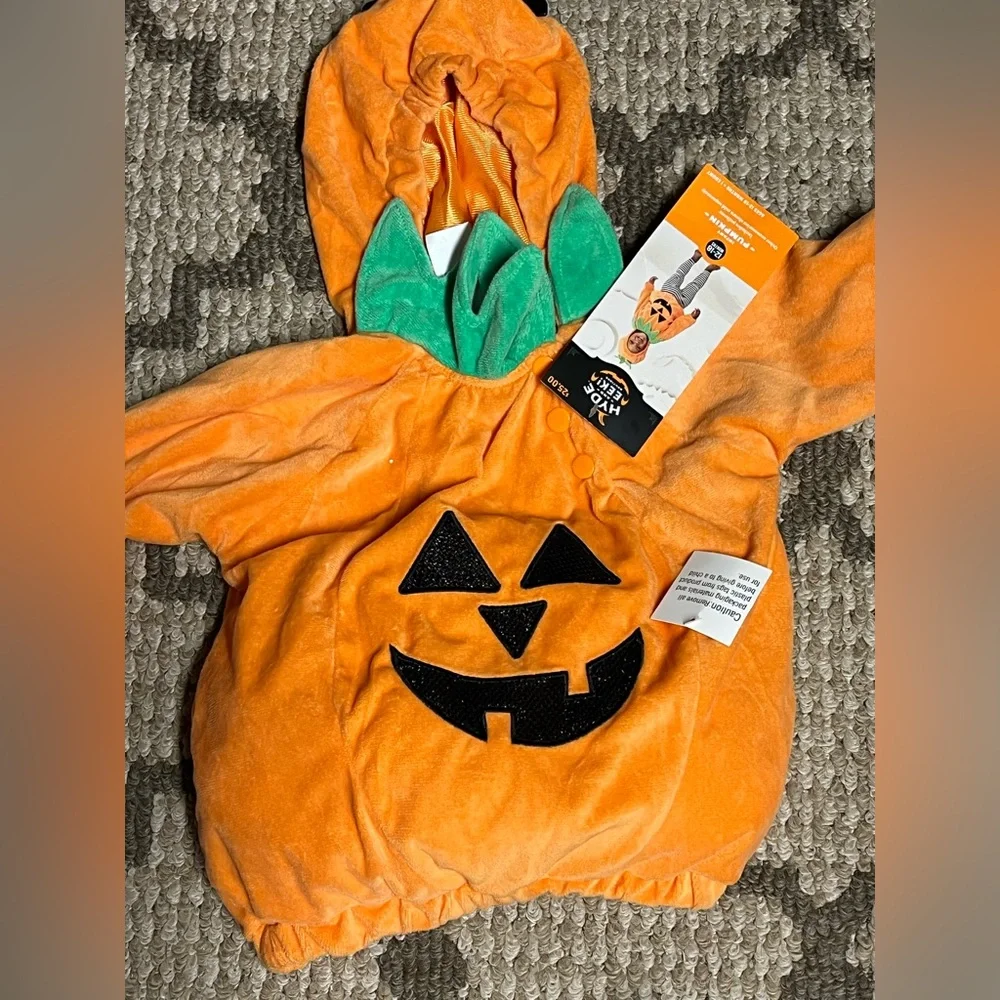 Hyde And Eek Halloween Pumpkin Costume 18-24 month toddlers